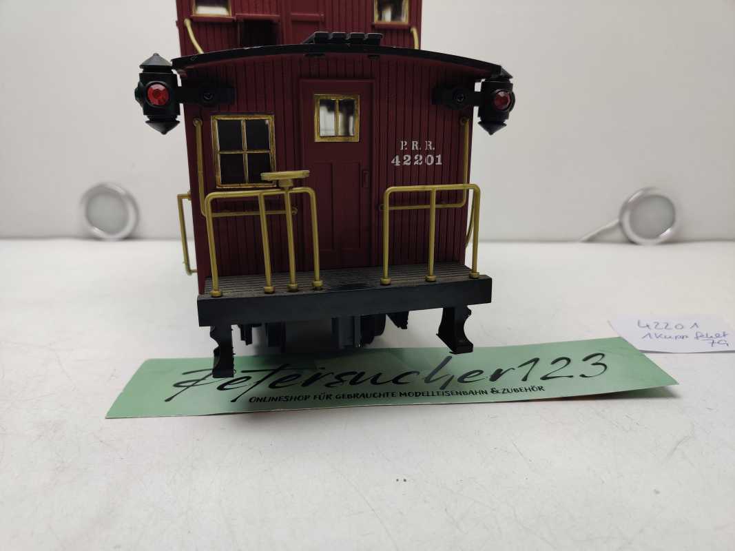 Aristo-Craft Spur G 42201 / zweiachsigen „Bobber Caboose“ (Güterzugbegleitwagen) / PRR