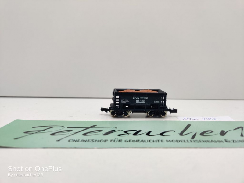ATLAS N DC 2452 US-Trichterwagen Erzwagen "SOO Line" / USA