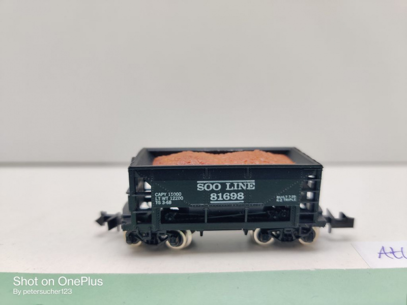 ATLAS N DC 2452 US-Trichterwagen Erzwagen "SOO Line" / USA