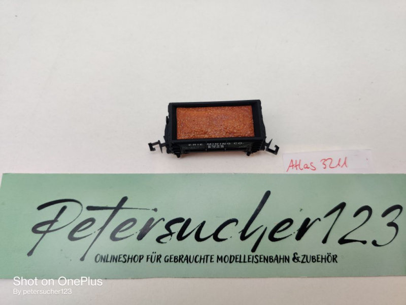 ATLAS N DC 3211 US-Trichterwagen Erzwagen "Erie Mining" / Erie Mining Co USA