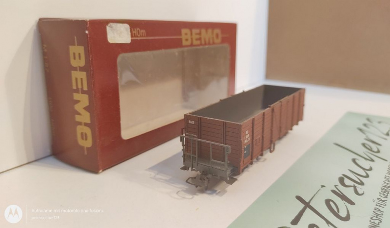 BEMO H0m DC 2251 109 Hochbordwagen / E6609 / Rhb / OVP