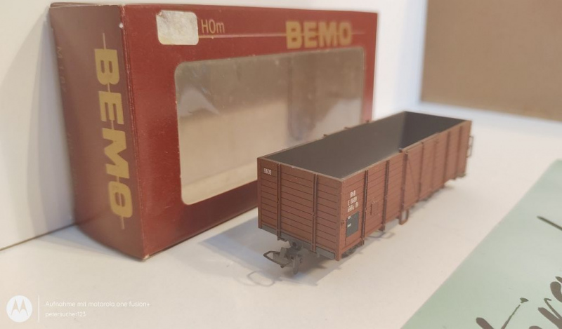 BEMO H0m DC 2251 109 Hochbordwagen / E6609 / Rhb / OVP