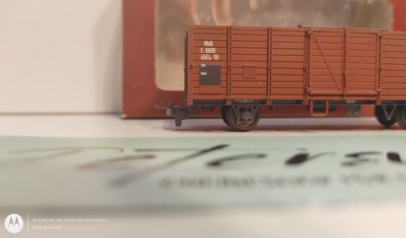 BEMO H0m DC 2251 109 Hochbordwagen / E6609 / Rhb / OVP