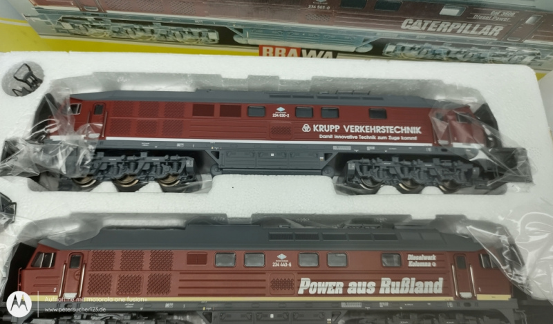 BRAWA H0 DC 0412 / 3er-Set Dieselloks BR 234 DB OVP / DSS