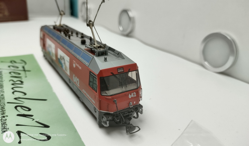 BEMO H0m DC 1259 112  RhB Ge4/4 III Nr. 642  Elektrische Neubaulokomotive /  "MICHEL JORDI"OVP Analog