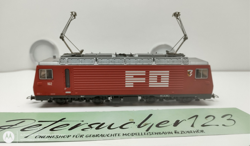 BEMO H0m DC 1262 202 Elektrolokomotive HGe 4/4 II / FO  / OVP / Analog