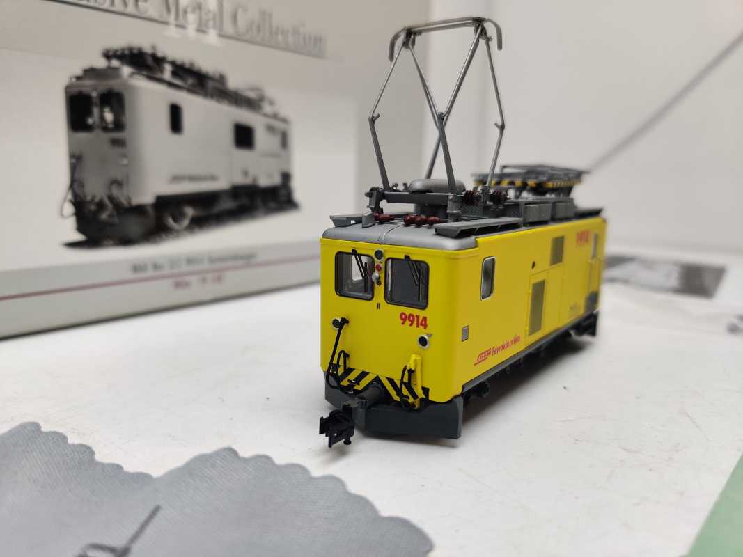 BEMO H0m DC 1279 134 Turmtriebwagen Xm 2/2 Nr. 9914 / RhB / DSS / OVP