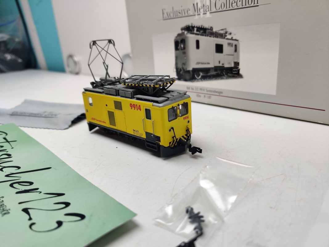 BEMO H0m DC 1279 134 Turmtriebwagen Xm 2/2 Nr. 9914 / RhB / DSS / OVP
