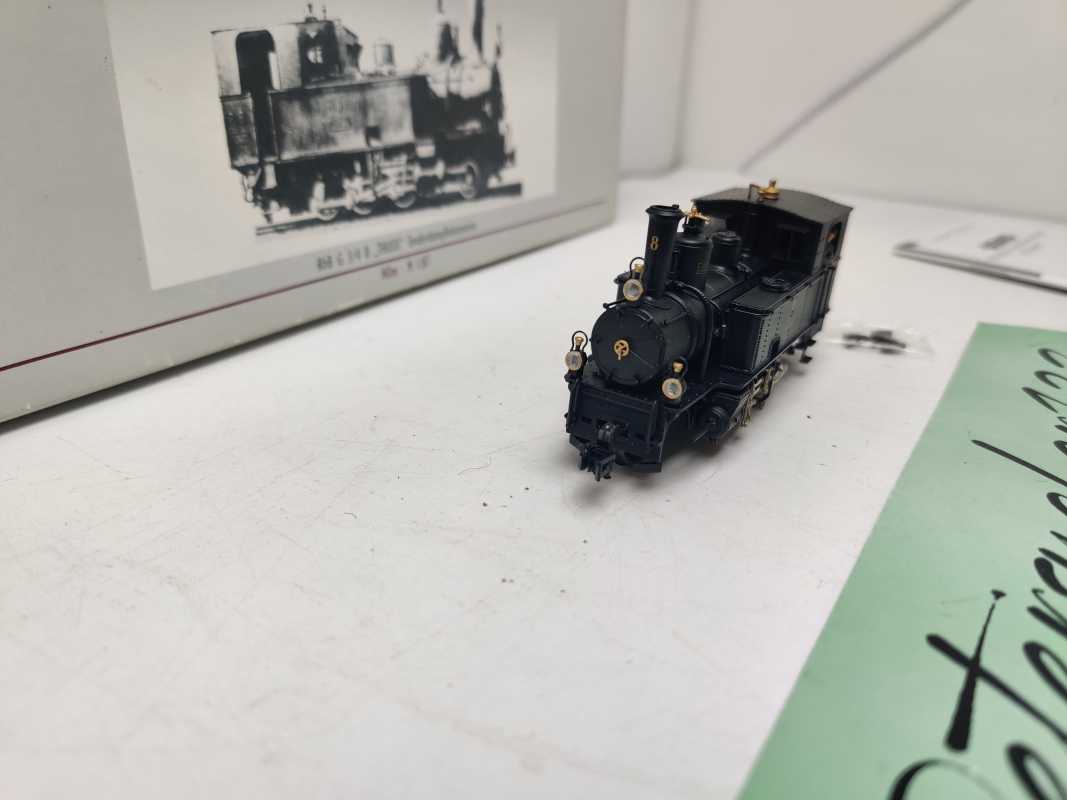 BEMO H0m DC 1295 108 Tenderdampflokomotive G 3/4 Nr. 8 „Thusis“ / RhB / OVP