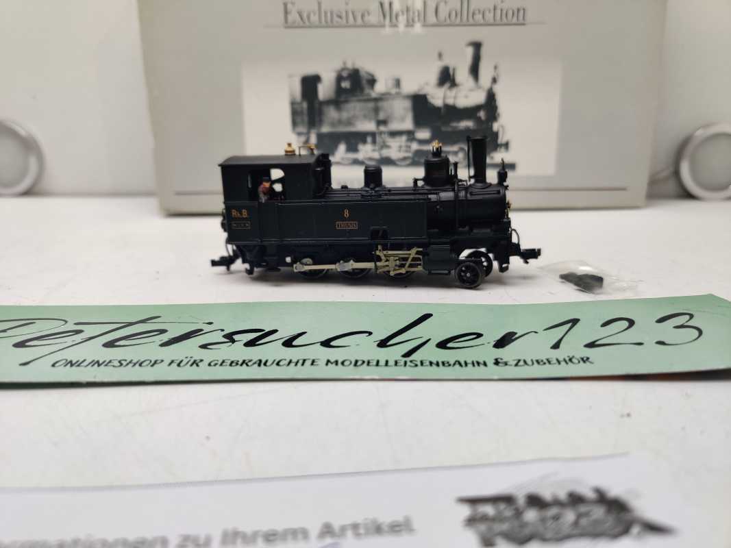 BEMO H0m DC 1295 108 Tenderdampflokomotive G 3/4 Nr. 8 „Thusis“ / RhB / OVP