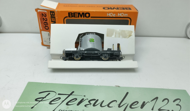 BEMO H0m DC 2260 Zementtransportwagen RhB   OVP