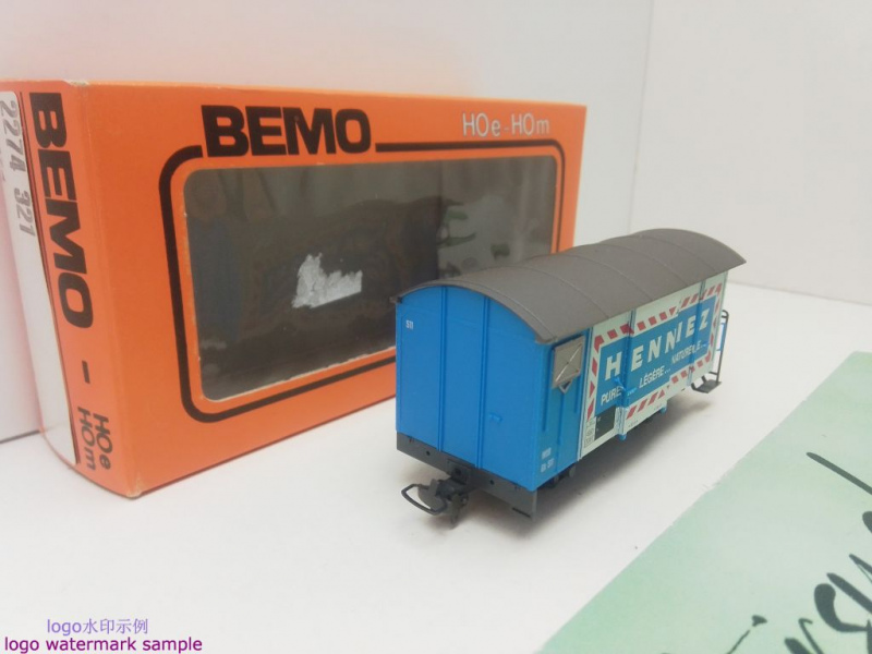 Bemo H0m DC 2274 321 gedeckter Güterwagen "Henniez" / Gk / RhB / OVP