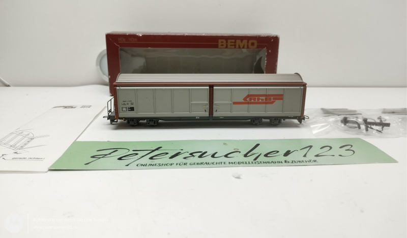 BEMO H0m DC 2278 104 Schiebewandwagen "RhB" / RhB / OVP