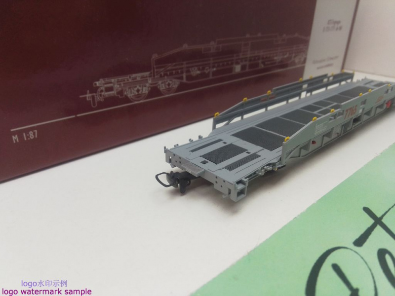 Bemo H0m DC 2290 105 ACTS-Tragwagen / Sl / RhB / OVP