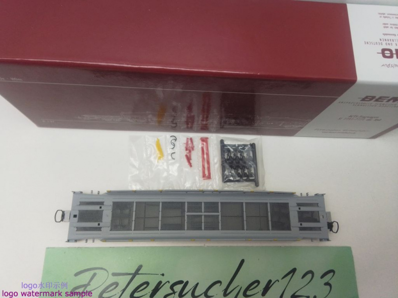 Bemo H0m DC 2290 105 ACTS-Tragwagen / Sl / RhB / OVP