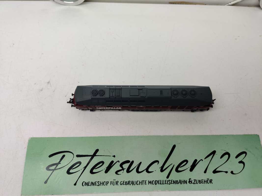 Brawa N DC BR234565-0 / „Ludmilla“-Großdiesellokomotive / CATERPILLAR / Dummy / Rot