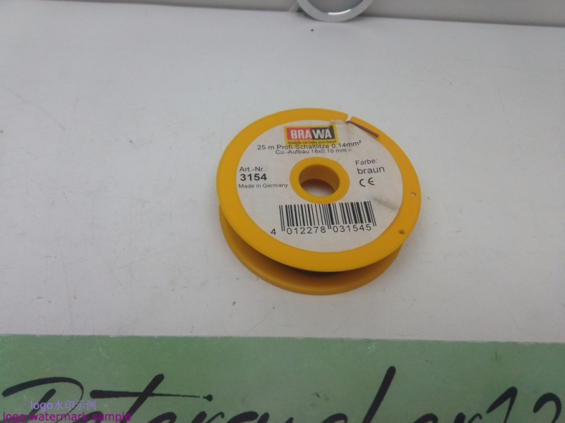 Brawa  3154 Kabel / 25 Meter Profischaltlitze Braun / 0,14mm² / Rolle