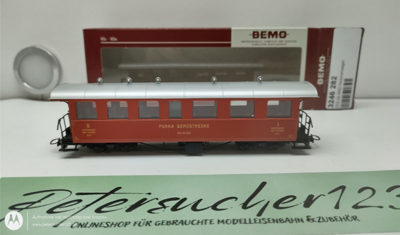 BEMO H0m DC 3246 282 DFB AB 4462 Plattformwagen OVP