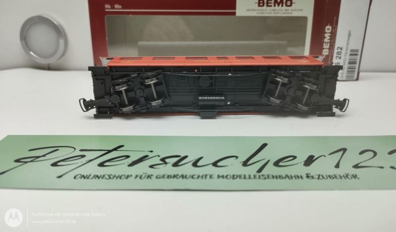 BEMO H0m DC 3246 282 DFB AB 4462 Plattformwagen OVP