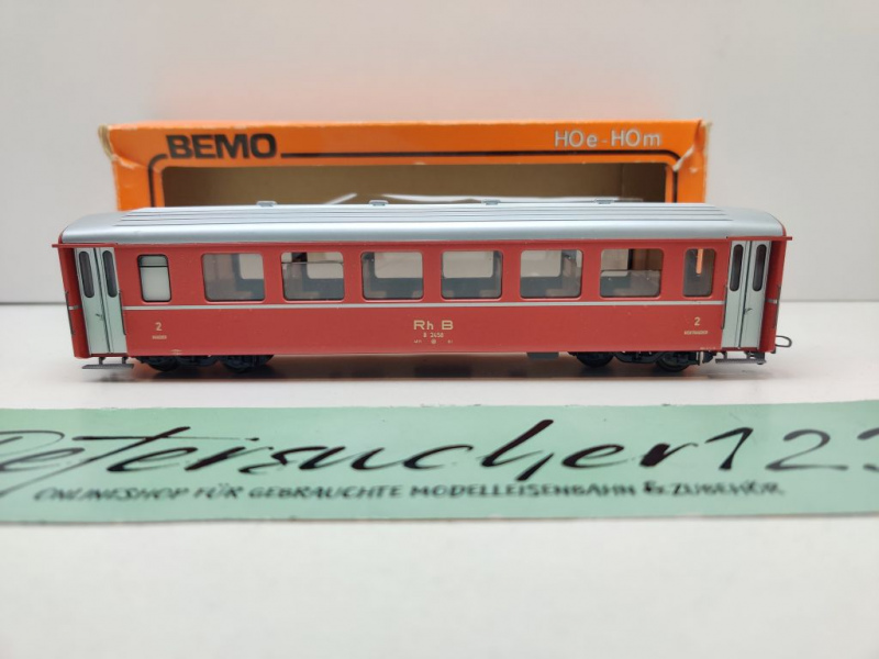 BEMO H0m DC 3258 Personenwagen 2.Kl. EW I BB / RhB / ErsatzVP