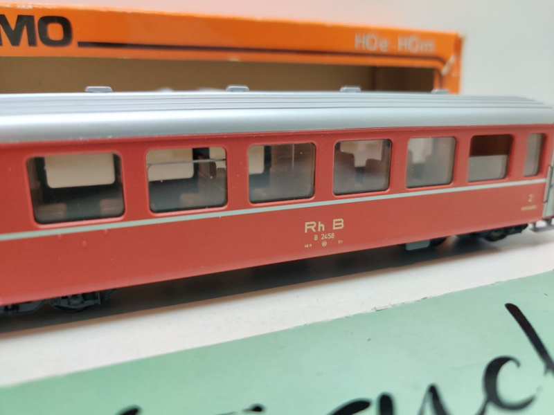 BEMO H0m DC 3258 Personenwagen 2.Kl. EW I BB / RhB / ErsatzVP