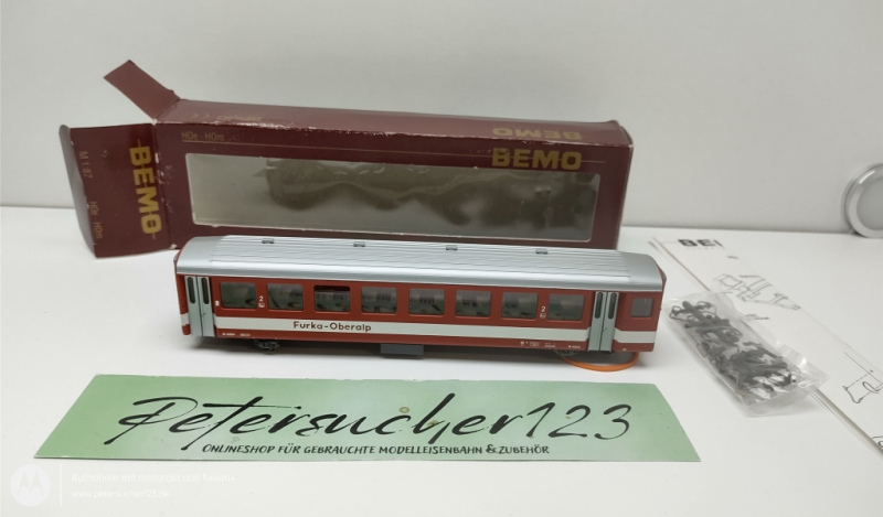 Bemo H0m DC 3267 223 FO Reisezugwagen B 4253 2.Kl. Rot / OVP