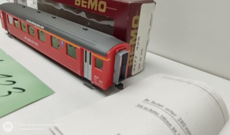 BEMO H0m DC 3277 428   Personenwagen 100 Jahre SBB Ab 408 OVP