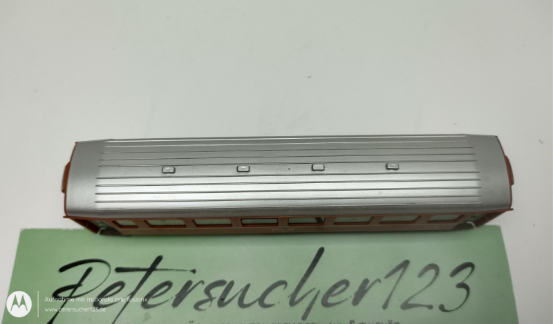 BEMO H0m DC 3285 Personenwagen 2.Kl EWI B / RhB  / OVP