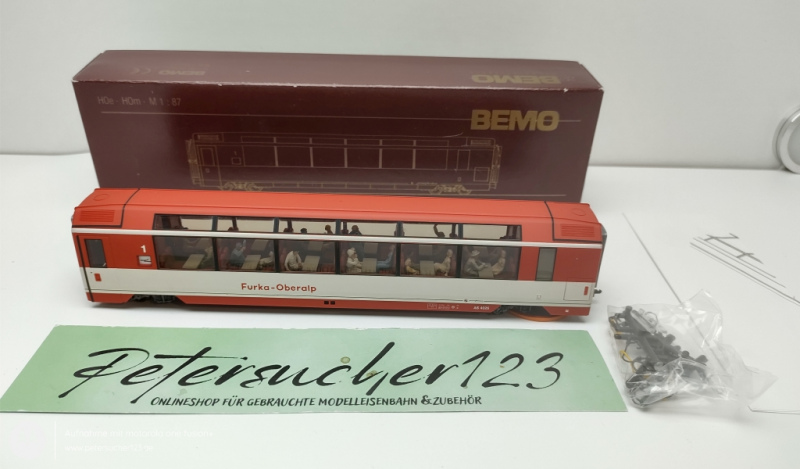 Bemo H0m DC 3288 206 FO / Panoramawagen mit Personen  / OVP