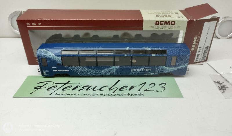 Bemo H0m DC 3288 181 RhB A-WSp 59101 Panoramawagen INNO TREN Blau  OVP