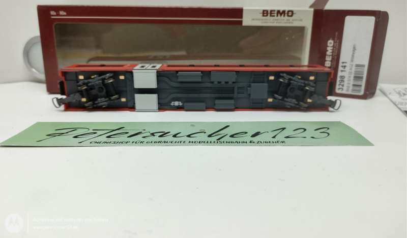 BEMO H0m DC 3298 141  RhB B 574 02 AGZ Mittelwagen / OVP