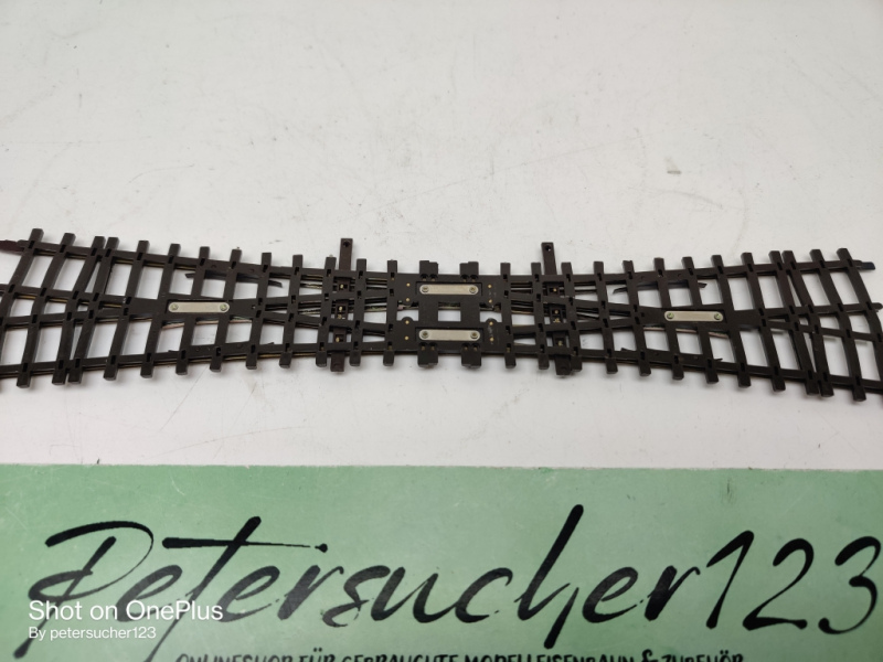 Bemo H0m DC 4216 /  12° Doppelkreuzungsweiche / 230 mm
