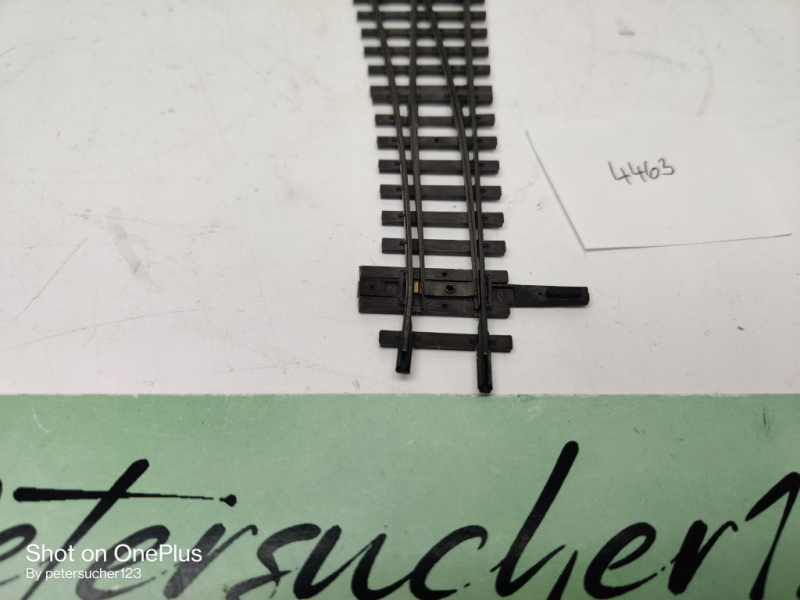 Bemo H0m DC 4463 /  Weiche links