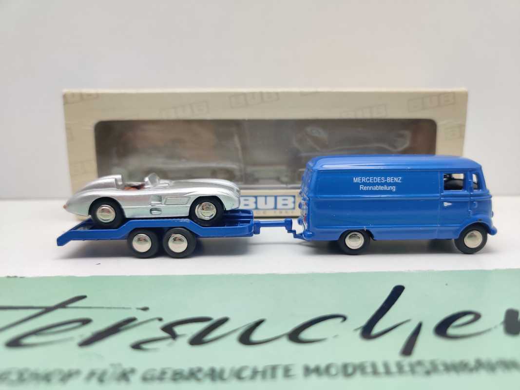 Bub H0 06811 MB L319 und MB 300 SLR (2-Sitzer) MB Rennabteilung / 1:87 / OVP