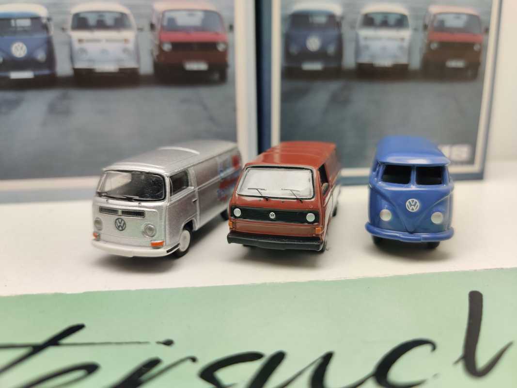 Bub H0 06945 66 Jahre Transporter (T1/T2/T3) Edition2013 Set / 1:87 / OVP