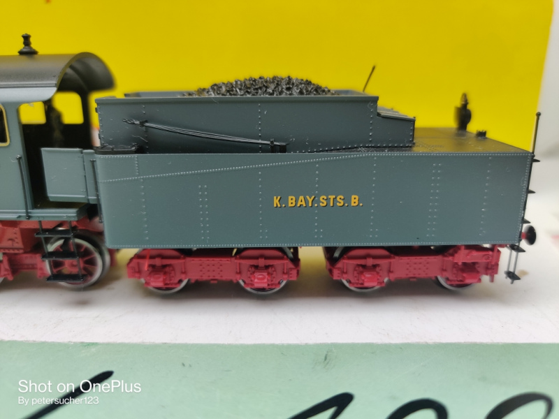 BRAWA H0 DC 0654 / S 2/6 Dampflokomotive Schlepptender /Analog / K.Bay.Sts.B. / OVP