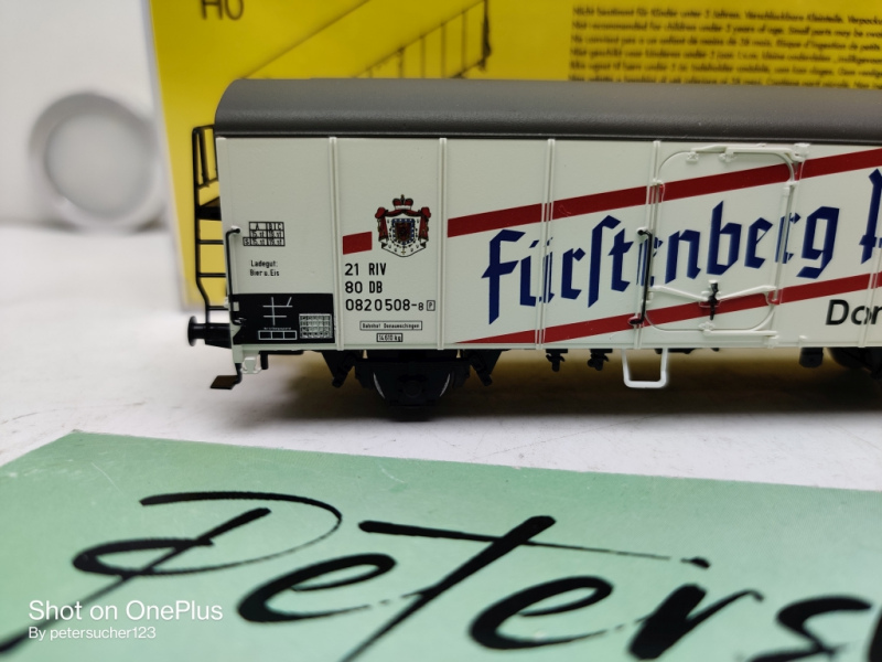 Brawa H0 DC 2047  Kühlwagen / Fürstenberg Pilsner / DB /OVP