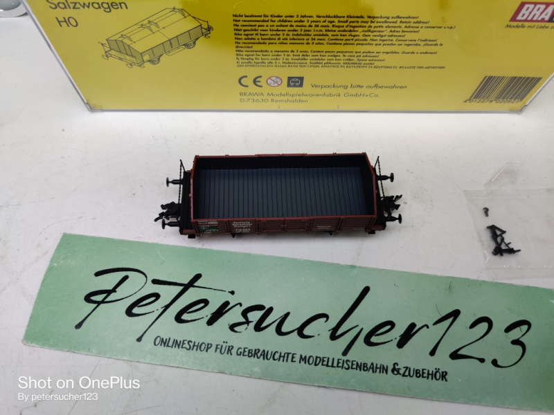 Brawa H0 DC 2092 Güterwagen / Schlackenwagen / DR /OVP