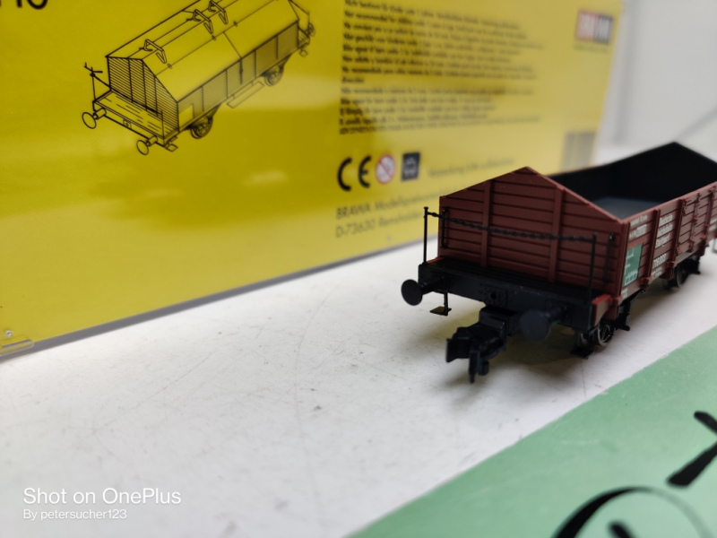 Brawa H0 DC 2092 Güterwagen / Schlackenwagen / DR /OVP