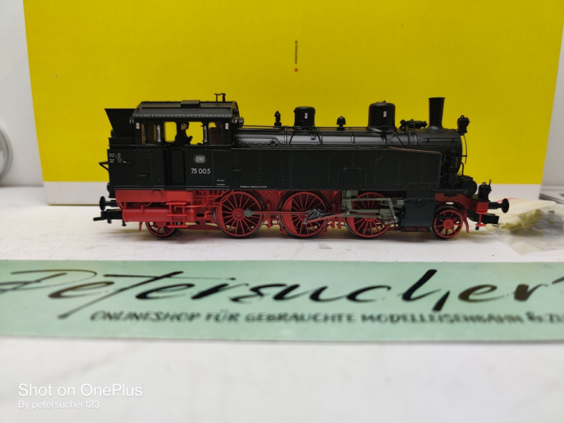 BRAWA H0 DC 40004 / BR75 005 Dampflokomotive  / Analog / OVP