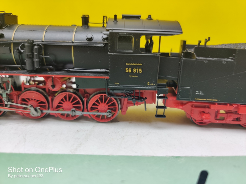BRAWA H0 DC 40104 / BR56 915 Dampflokomotive Schlepptender / DRG / DSS / Esu Decoder / OVP