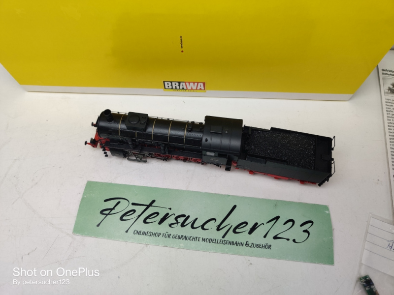 BRAWA H0 DC 40104 / BR56 915 Dampflokomotive Schlepptender / DRG / DSS / Esu Decoder / OVP