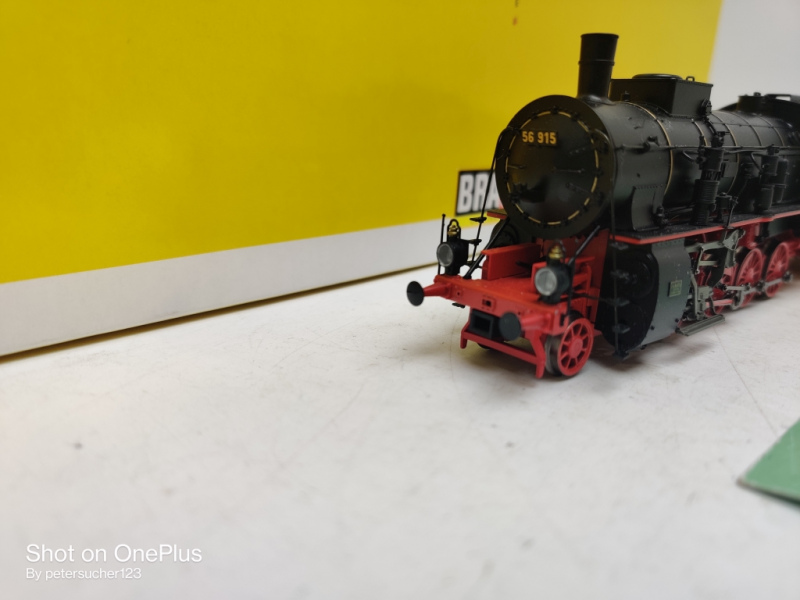 BRAWA H0 DC 40104 / BR56 915 Dampflokomotive Schlepptender / DRG / DSS / Esu Decoder / OVP