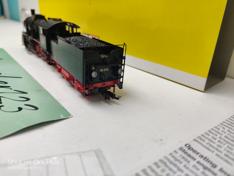 BRAWA H0 DC 40104 / BR56 915 Dampflokomotive Schlepptender / DRG / DSS / Esu Decoder / OVP
