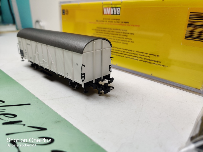 Brawa H0 DC 47601 Kühlwagen Tnfhs 38 Seefische / DB /OVP