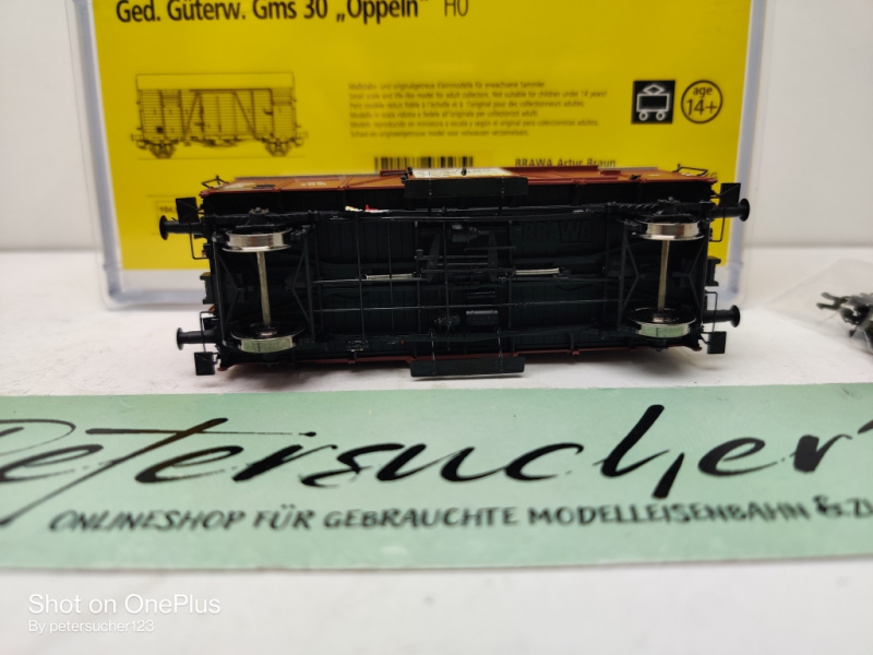 Brawa H0 DC  47927 Gedeckter Güterwagen Gmrs 30 "Goggo" / DB /OVP 