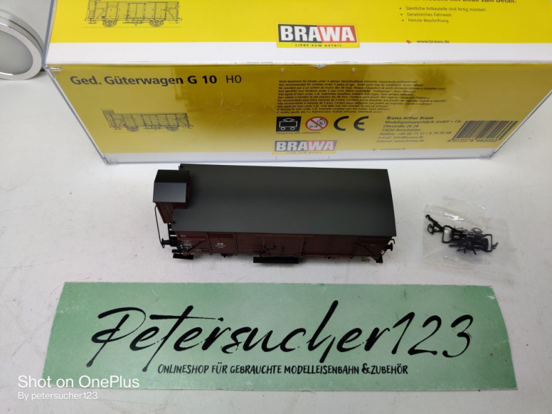 Brawa H0 DC 48203 Güterwagen G 10  / DB /OVP 