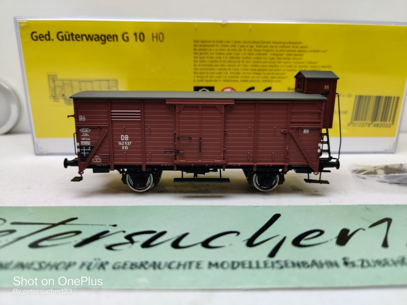 Brawa H0 DC 48203 Güterwagen G 10  / DB /OVP 
