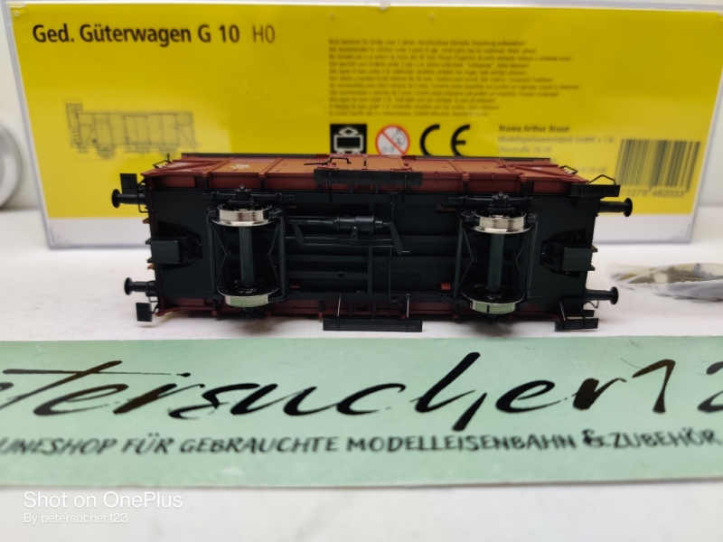 Brawa H0 DC 48203 Güterwagen G 10  / DB /OVP 