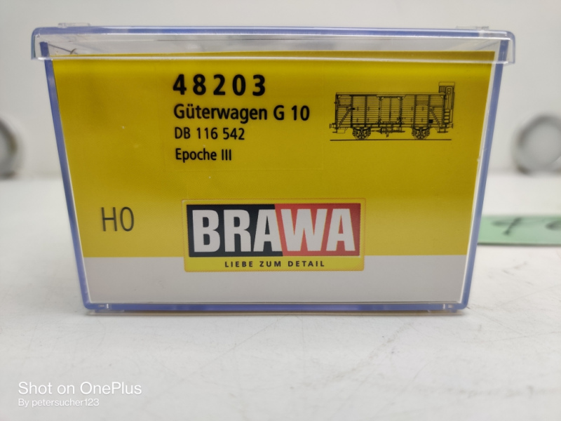 Brawa H0 DC 48203 Güterwagen G 10  / DB /OVP 